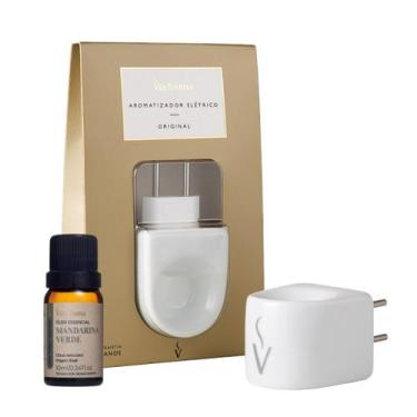 Imagem de Difusor Elétrico Porcelana Via Aroma e Óleo Essencial - Escolha seu Ól