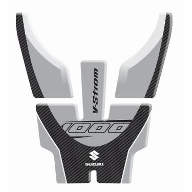 Imagem de Adesivo Protetor Frontal Resinado Compatível com Vstrom DL1000 - Cromo