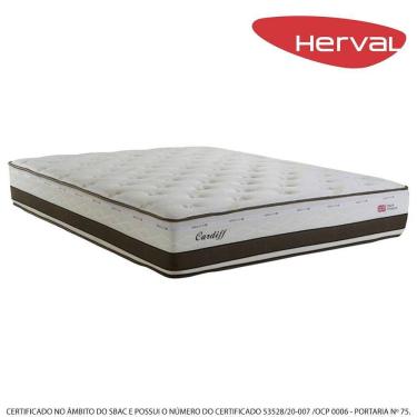 Imagem de Colchão Queen Herval Molas Maxspring Cardiff, 30x158x198 cm