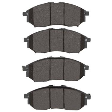 Imagem de R1 Concepts Pastilhas de freio dianteiras Optimum Oep para 2005-2012 INFINITI FX35; 2013 INFINITI FX37; 2005-2008 INFINITI FX45, G35; 2011-2013 INFINITI M37 | Pastilhas de freio de substituição