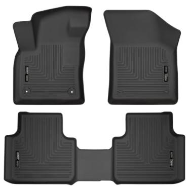 Imagem de Husky Liners - 95661 serve para Volkswagen Atlas Weatherbeater 2018-20 tapetes dianteiros e 2º assento preto