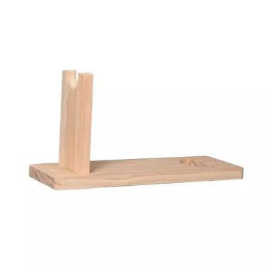 Imagem de hezhuhe2258 Suporte de vinho para armazenamento de vinho rack de vinho ornamentos de madeira maciça montado diagonal rack de vinho sala de estar estantes de exibição de vinho de pinho doméstico rack