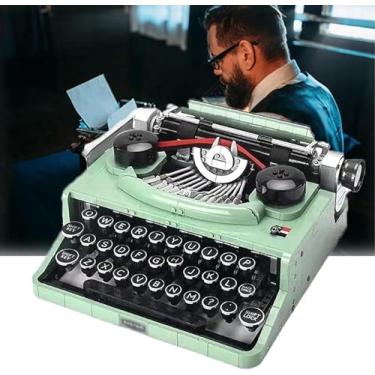 Imagem de Modelos De Máquina De Escrever Maual, Máquina De Escrever Machiery, Buttos Flexível Clear Hadwritig, Presente De Coleção Retrô Literário, Máquina De Escrever Retrô Criativa Com Atmosfera Ar