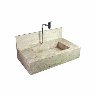 Imagem de Lavatório com Cuba Esculpida 15cm X 60cm Granitos Generali Bege