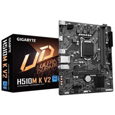 Imagem de Placa Mãe Gigabyte H510M K V2 - Intel 1200 Ddr4 M2 Nvme Hdmi