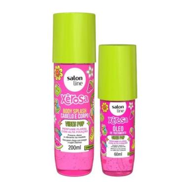 Imagem de Nutrição e Perfume: Body Splash e Óleo de Trat. 60ml Vibes Pop Xêrosa 