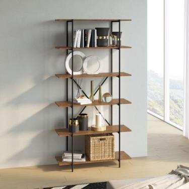 Imagem de Estante Tube 90cm 6 prateleiras Estrutura metálica Artesano, Vermont/P