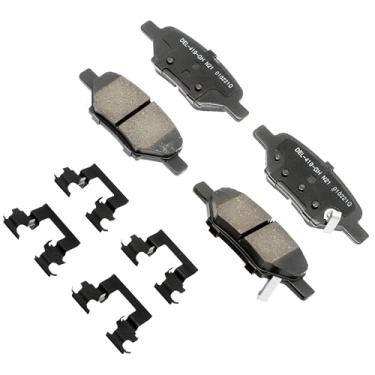 Imagem de ACDelco Professional 17D1033CHF1 Kit de pastilhas de freio a disco traseiro de cerâmica com clipes