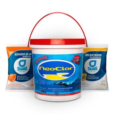 Imagem de Cloro para piscina 10kg+ sulfato+ barrilha - NEOCLOR SUALL 