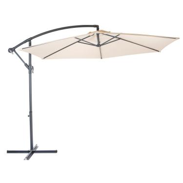 Imagem de Ombrelone Guarda-sol Suspenso Com Base 3m Bora Bora Mor Bege