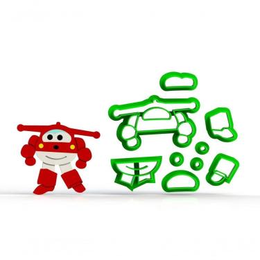 Imagem de Cortador Super Wings - Jett Modular 6 Cm