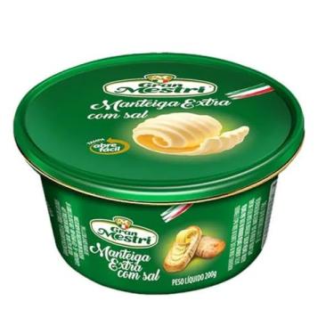 Imagem de Manteiga Extra Com Sal Gran Mestri Lata 200g