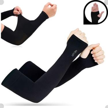 Imagem de Manguito Proteção Solar Contra Raios UV Segunda Pele Manga de Gelo - O