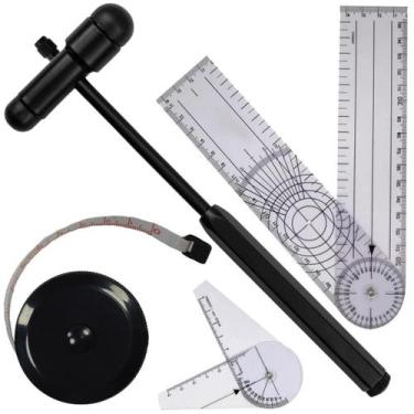 Imagem de Kit Goniometro Grande Dedo Martelo Buck Fita Imc Fisio - SEM  MARCA, M