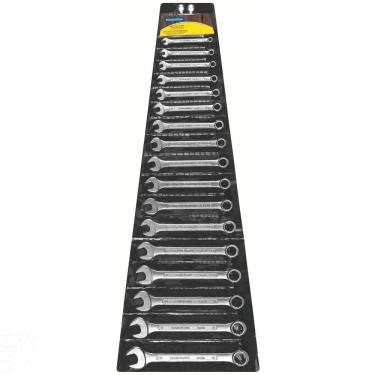 Imagem de Jogo De Chaves Combinadas Tramontina Basic Com Corpo Em Aço Especial Cromado 17 Peças Tramontina