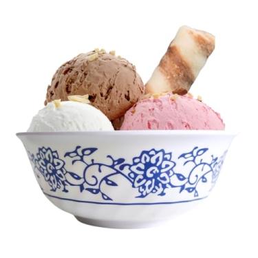 Imagem de 12 Tigelas Bowl em Melamina Pote 830ml Petiscos Sobremesas