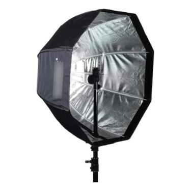 Imagem de Kit Softbox 80cm C/Grid + Tripé + Suporte + Lâmpada