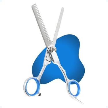 Imagem de Tesoura Profissional De Corte Cabelo Desfiadeira Desbaste - Cartizze