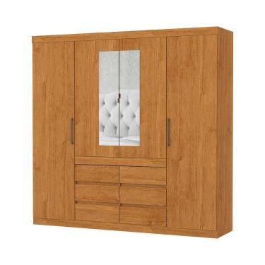 Imagem de Guarda Roupa Imperio 6 Gavetas Com Espelho Carioca Moveis Cinamomo
