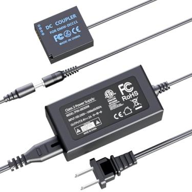 Imagem de F1TP Dmw-Ac10 Adaptador de Energia Ac Dmw-Dcc11 Dc Acoplador Manequim Bateria Kit para Panasonic Lumix Dmc-Gx80 Gx85 Gf6 Gx7 Dc-G100 Gx9 Lx100K Zs70 Zs80 Zs100 Câmeras.