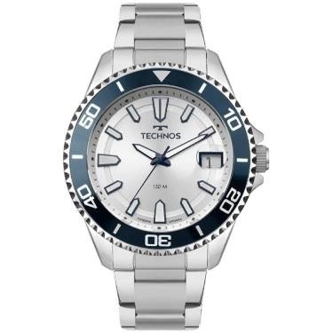 Imagem de Relógio Technos Acqua 2415EK/1K Prata Masculino-Masculino