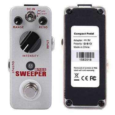 Imagem de SPYMINNPOO Pedal de Efeitos de Guitarra, Pedal de Filtro de Envelope Dinâmico Com Modos Fuzz Limpos, True Bypass para Tocadores de Baixo, Concha de Metal Compacta