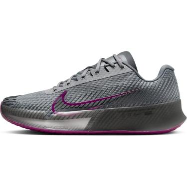 Imagem de Nike Tênis masculino Zoovapor 11 Hc com cadarço, Cinza fumê preto Dk cinza fumê Sangria, 39