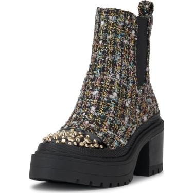 Imagem de Jessica Simpson Jymmie feminina, Tweed preto brilhante, 42