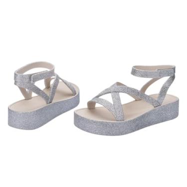 Imagem de Melissa, Melissa Sun Barra Plataforma II Ad 38066 (Bege, BR, Adulto, Numérico, 35)