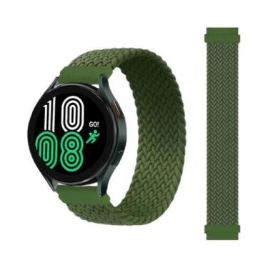 Imagem de Pulseira Trançada Solo Loop De 22mm 20mm Para Samsung Galaxy Watch E A