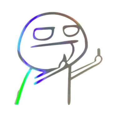 Imagem de Adesivo Refletivo De Vinil Engraçado Com Dedo Do Meio Para Carro E Mot