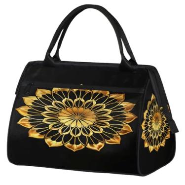 Imagem de Bolsa pequena para o fim de semana, feminina, masculina, rosa, vermelha, dobrável, bolsa esportiva leve para academia, Cor: 12, 15.2*8.3*11.6 inch, Moderno