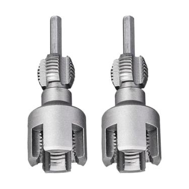 Imagem de Rosqueador para Tubos PVC,Cortador Interno Externo Resistente 1/2 E 3/4 Polegada | Para Tubos de Água - Para Oficina Doméstica e Reparações Hidráulicas com Furadeira Elétrica