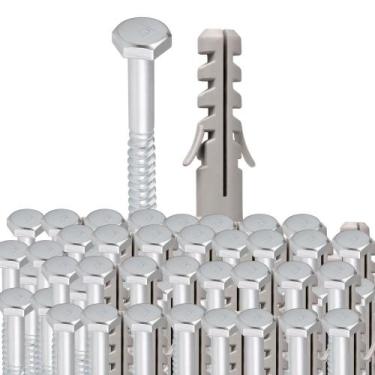 Imagem de Kit 20 parafuso sexta soberba 3/16x60 08 bucha - JOMARCA