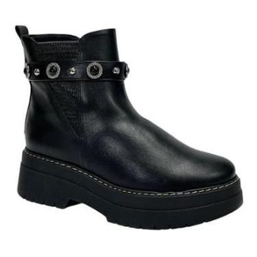 Imagem de Bota Piccadilly Fabiana Plataforma 318009 Preto-Feminino