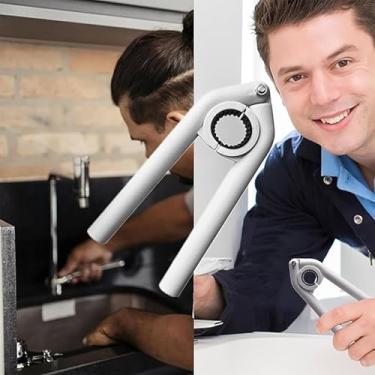Imagem de Generic Ferramenta de chave aeradora de torneira ajustável, metal, polida, manutenção de torneira de cozinha e banheiro, fácil de usar