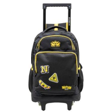 Imagem de Mochila Escolar Rodas Natan College Youtuber 15590 Original - Xeryus