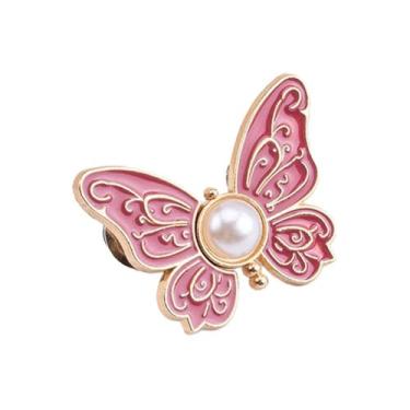 Imagem de Aperto de cintura para calças de borboleta, botões de jeans de borboleta destacáveis, fecho de cintura para jeans soltos, clipes ajustáveis, suprimentos para vestidos de saias de jeans soltos, sem