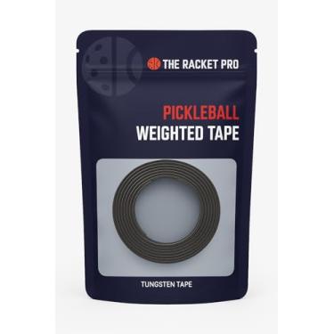 Imagem de The Racket Pro Fita de tungstênio ponderada para pás de pickleball | Alternativa não tóxica e personalizável para fita de chumbo