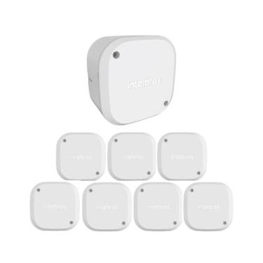 Imagem de Kit 8 Caixas de Passagem Plástica Câmeras Bullet/Dome Interno VBOX 110