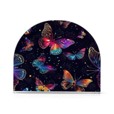 Imagem de Lindo porta-guardanapos de borboleta colorida para mesas, porta-guardanapos de Halloween para cozinha, porta-guardanapos de mesa, porta-guardanapos de coquetel, porta-guardanapos de papel865