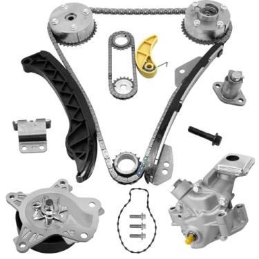 Imagem de 13070-0T010 Kit de corrente de distribuição VVT bomba de água bomba de óleo para Toyota Corolla 1.8L 2009-2015, Matrix 1.8 2009-2013, Scion Xd 1.8L 2012-2014, para Pontiac Vibe 1.8 2009 2010