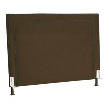 Imagem de Cabeceira para Cama Box Quarto Casal Queen 160cm Viviane Suede - Estop