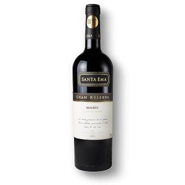 Imagem de Vinho Chileno Tinto Gran Reserva Santa Ema Malbec Isla De Maipo Garrafa 750ml