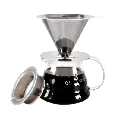 Imagem de Filtro de Café Coador em Aço Inoxidável 304, Reutilizável, sem Filtro de Papel, Disponível em 3 Tamanhos