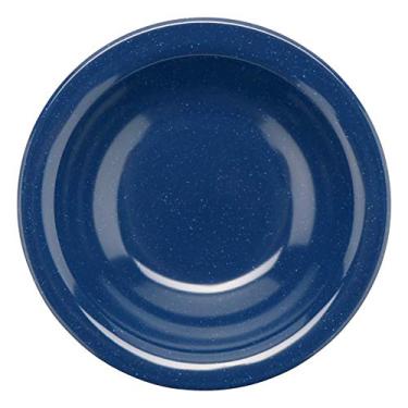Imagem de G.E.T. BF-725-TB Tigela de melamina de borda estreita para frutas/sobremesa, 400 ml, azul Texas (conjunto de 12)