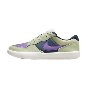 Imagem de Nike Tênis de skate premium SB Force 58 (DV5476-300, Olive Aura/Armory Navy/Summit White/), Olive Aura/Armory Navy/Summit White/, 43