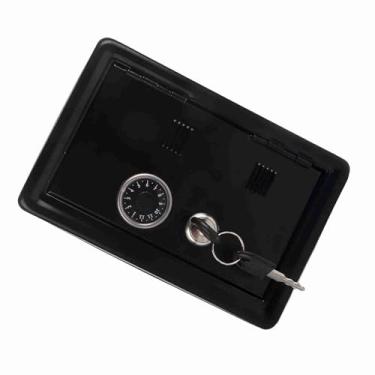 Imagem de GLOGLOW Caixa de Dinheiro Segura para Crianças Com Bloqueio de Senha, Metal Branco, Acabamento de Alto Brilho, Cofre para Armazenamento de Dinheiro, 7,1 X 4,7 X 3,9 Polegadas, Decoração Diária Nan