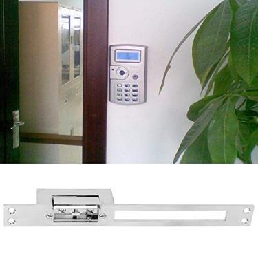 Imagem de Fafeicy Fechadura Elétrica de Porta, Bloco Catódico de Aço Inoxidável, Fechadura Compacta de Design de Baixa Energia para Residências e Fábricas