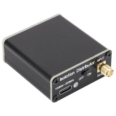 Imagem de Distribuidor de isolamento RF ativo, ampla faixa de frequência de 100 kHz-300 MHz, isolador na entrada, fonte de sinal GPSDO Dispositivo de distribuição RF para rádios, antenas, fontes de relógio e